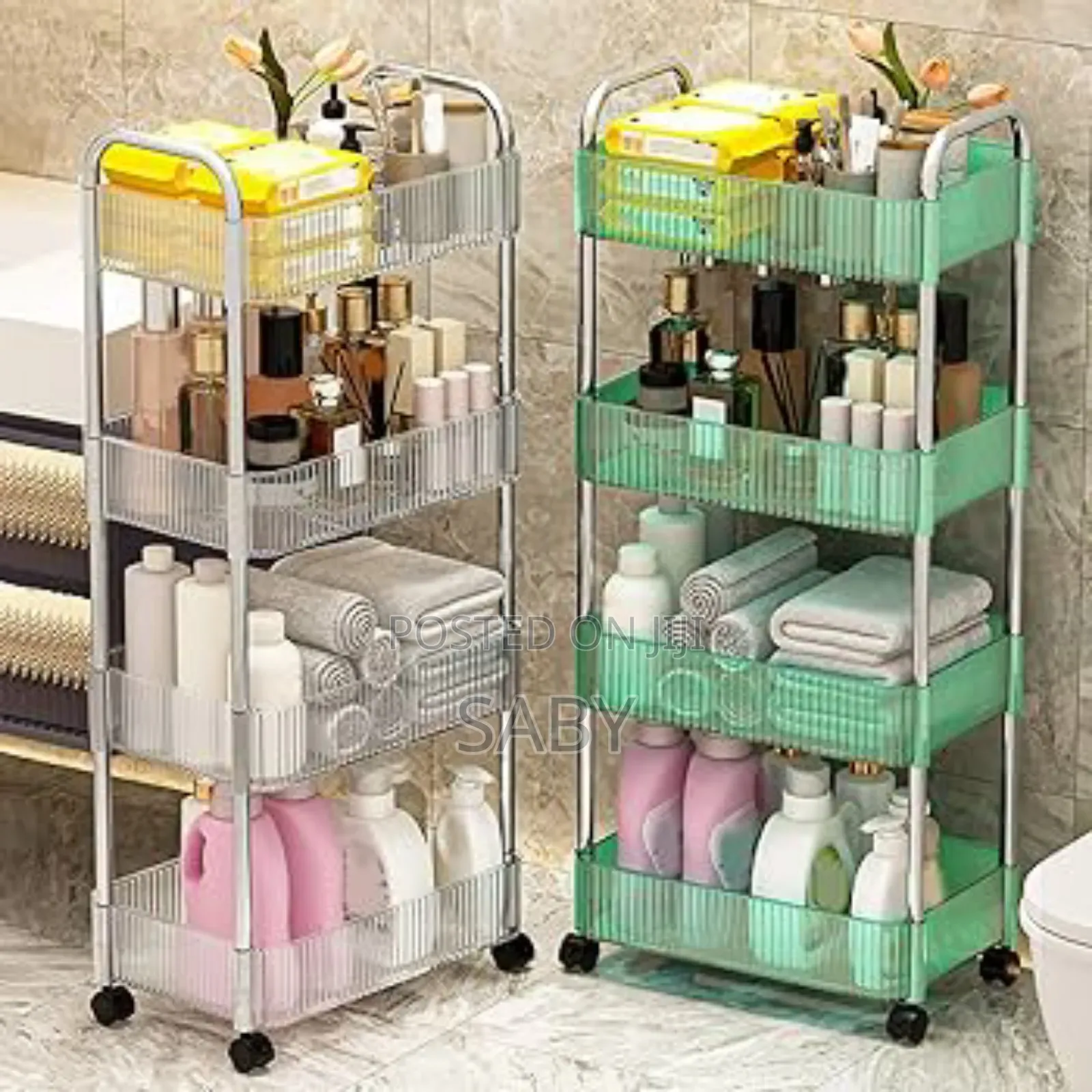 Acrylic Rolling Chart 4tier Storage Chart