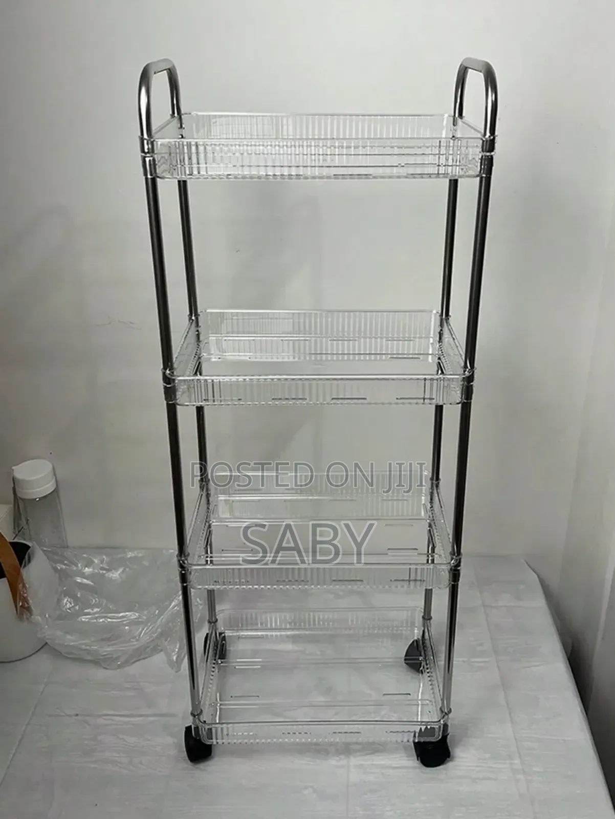 Acrylic Rolling Chart 4tier Storage Chart