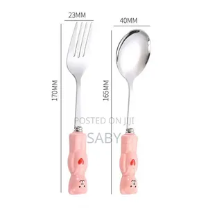 Kids Flatware Spoon Fork Set