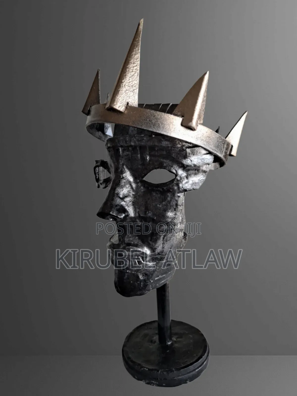 Sculpture Mask - Unique Gift Item and Aesthetic Bookshelf Decore