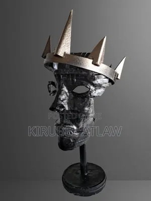 Sculpture Mask - Unique Gift Item and Aesthetic Bookshelf Decore