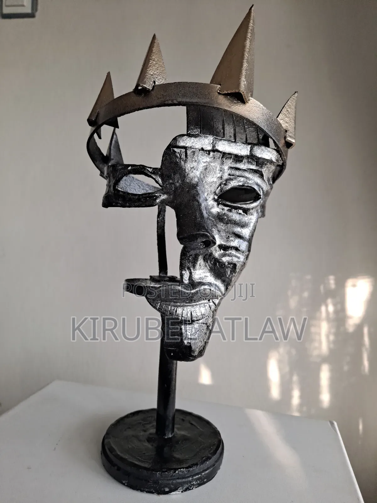 Sculpture Mask - Unique Gift Item and Aesthetic Bookshelf Decore