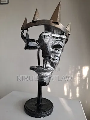 Sculpture Mask - Unique Gift Item and Aesthetic Bookshelf Decore