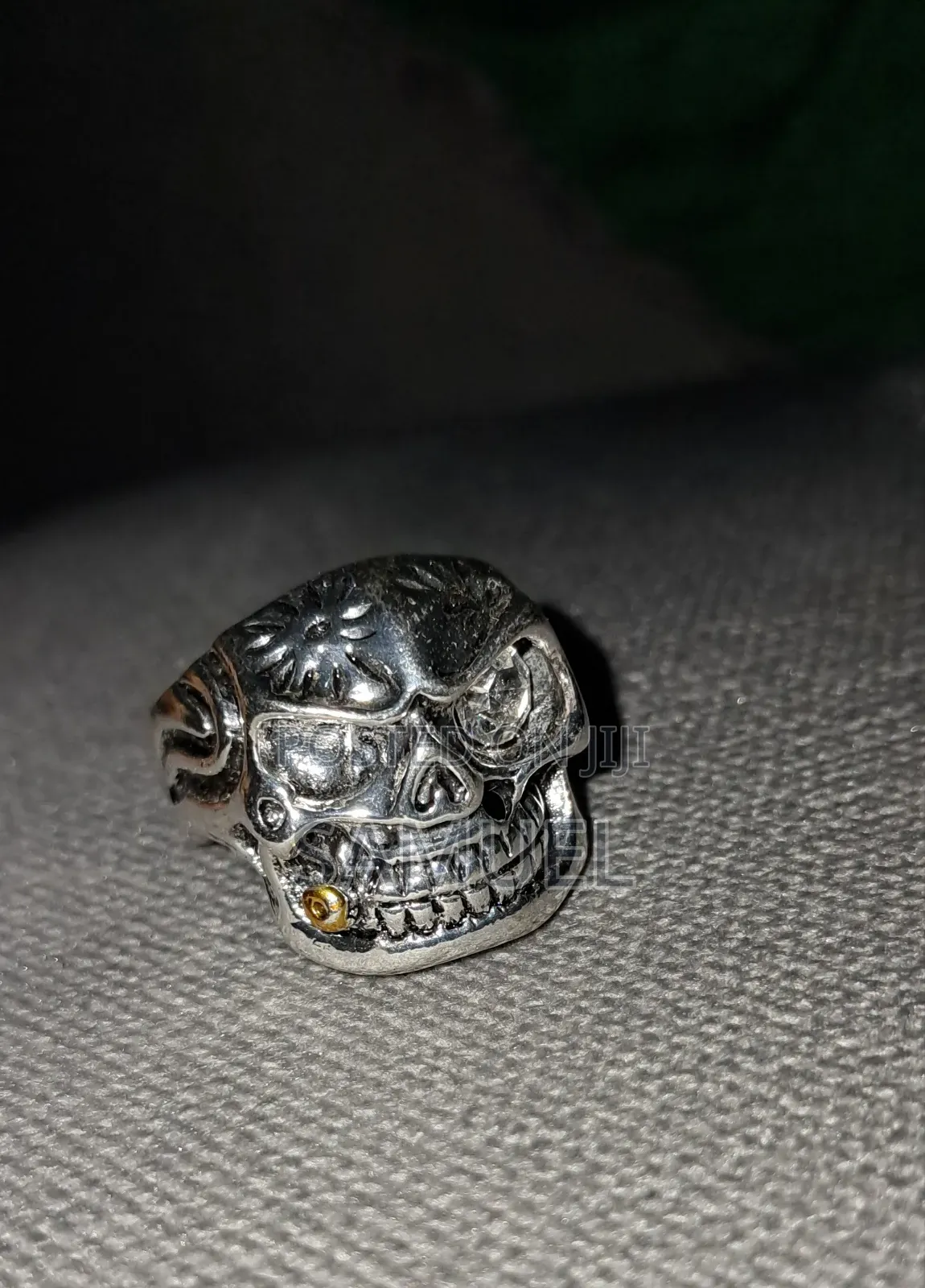 Custom Skull Ring (Size 10)