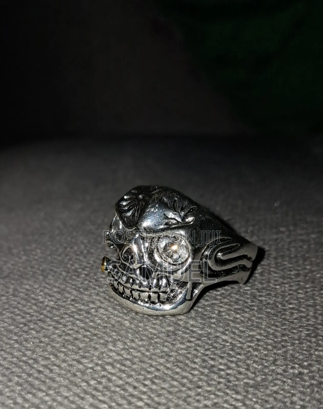 Custom Skull Ring (Size 10)