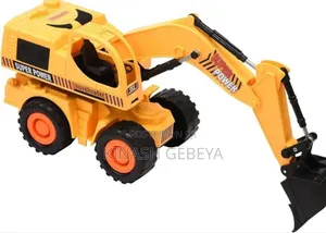 Wired Remote Control Kids Playing Excavator Truck