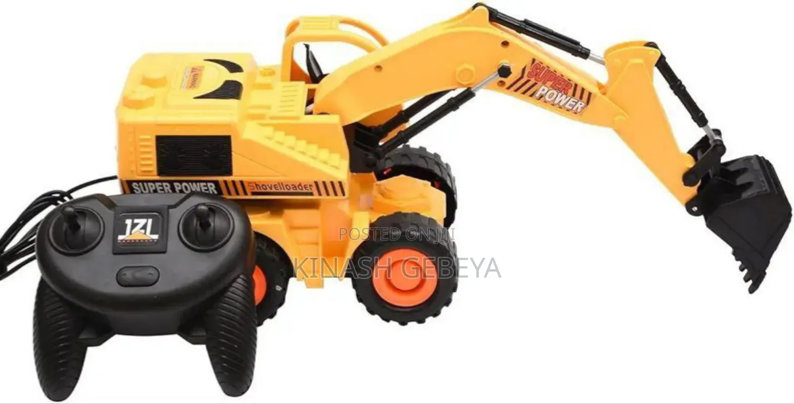Wired Remote Control Kids Playing Excavator Truck