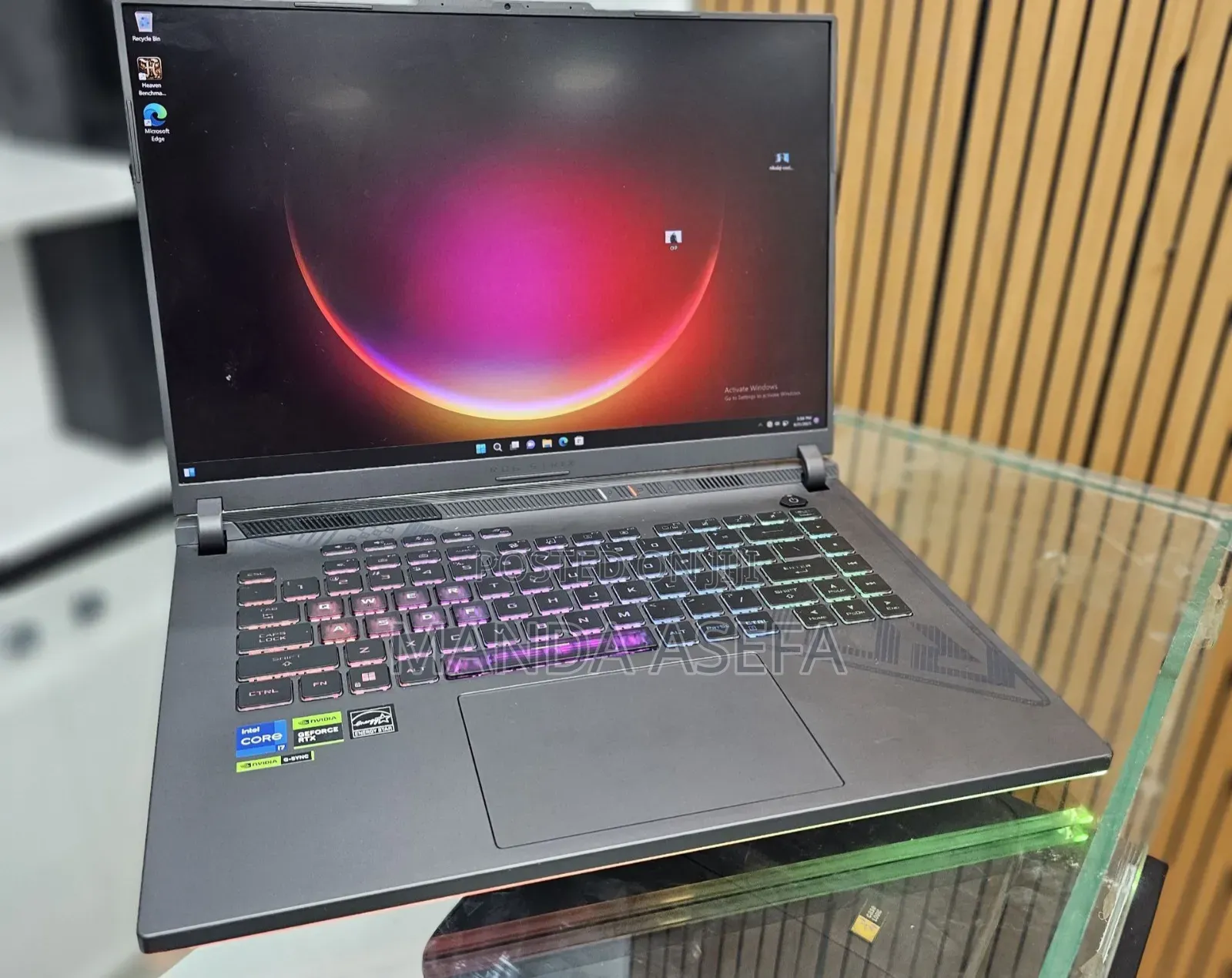 New Laptop Asus ROG Strix G16 G614 16GB Intel Core i7 SSD 1T