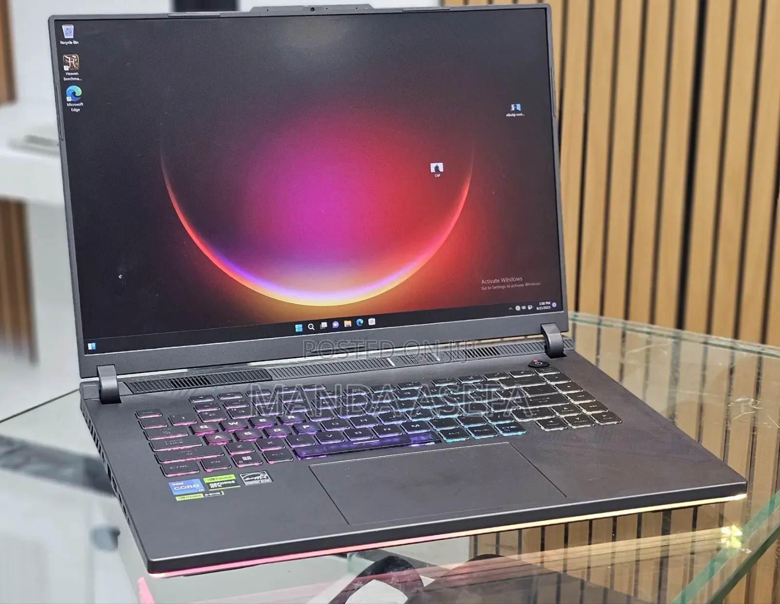 New Laptop Asus ROG Strix G16 G614 16GB Intel Core i7 SSD 1T
