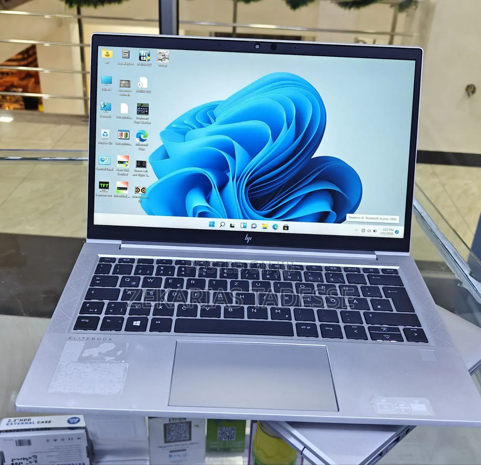 New Laptop HP EliteBook 845 G7 16GB AMD Ryzen 5 SSD 512GB