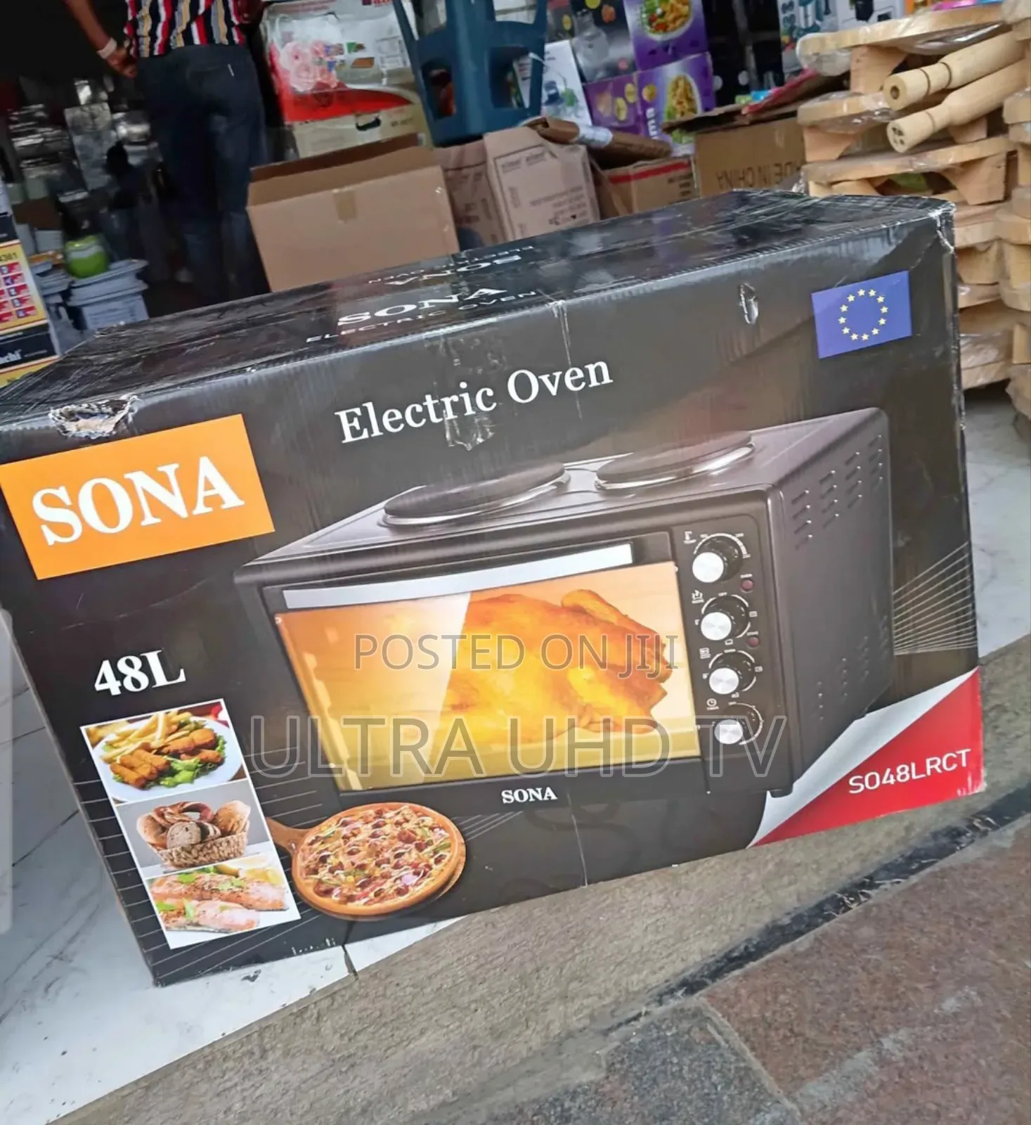 Sona 48-Liter Electric Toaster Oven, Model S048lrct.