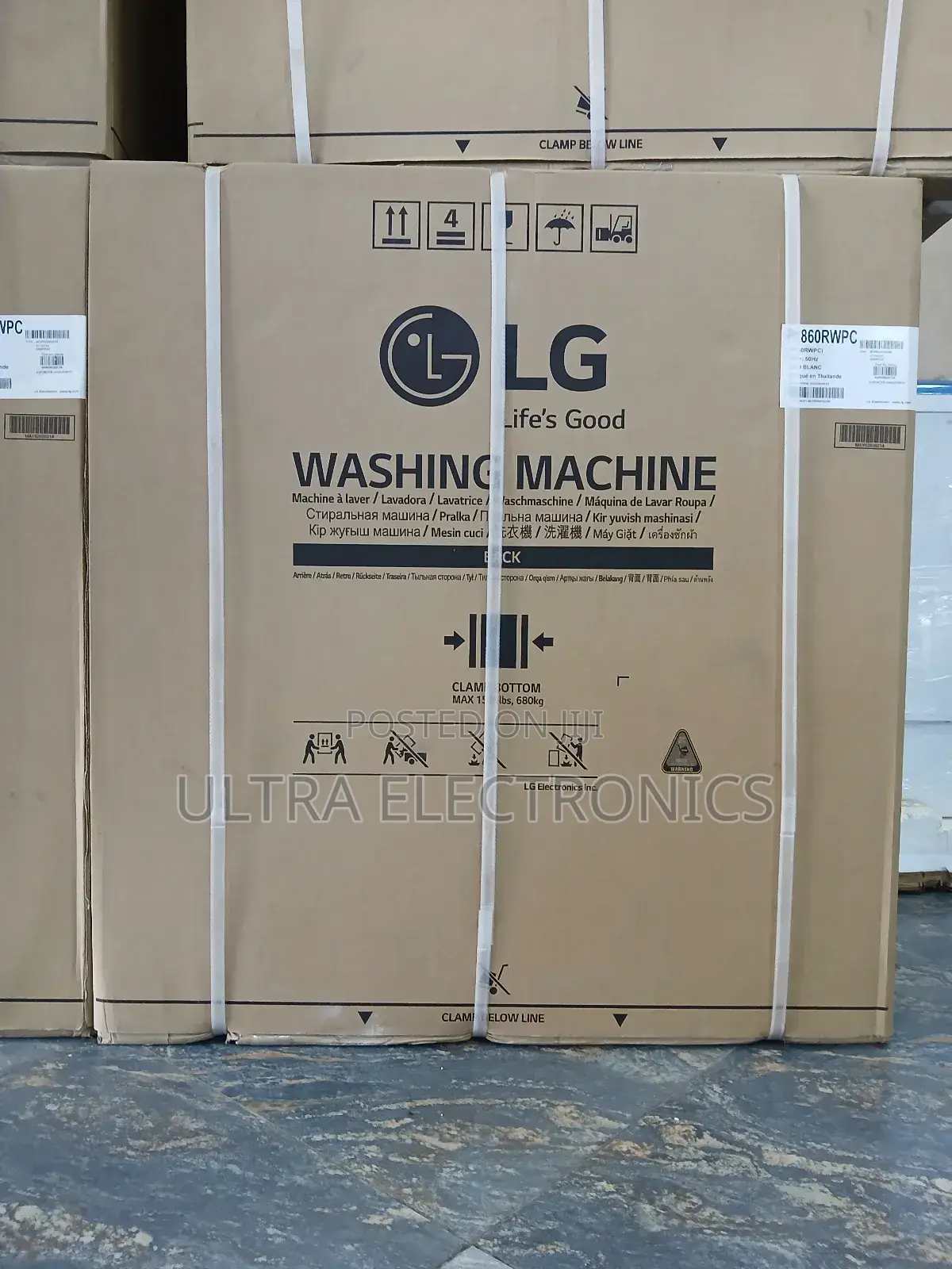 Lg Washing Machine, Likely Model 860rwpc or Similar,
