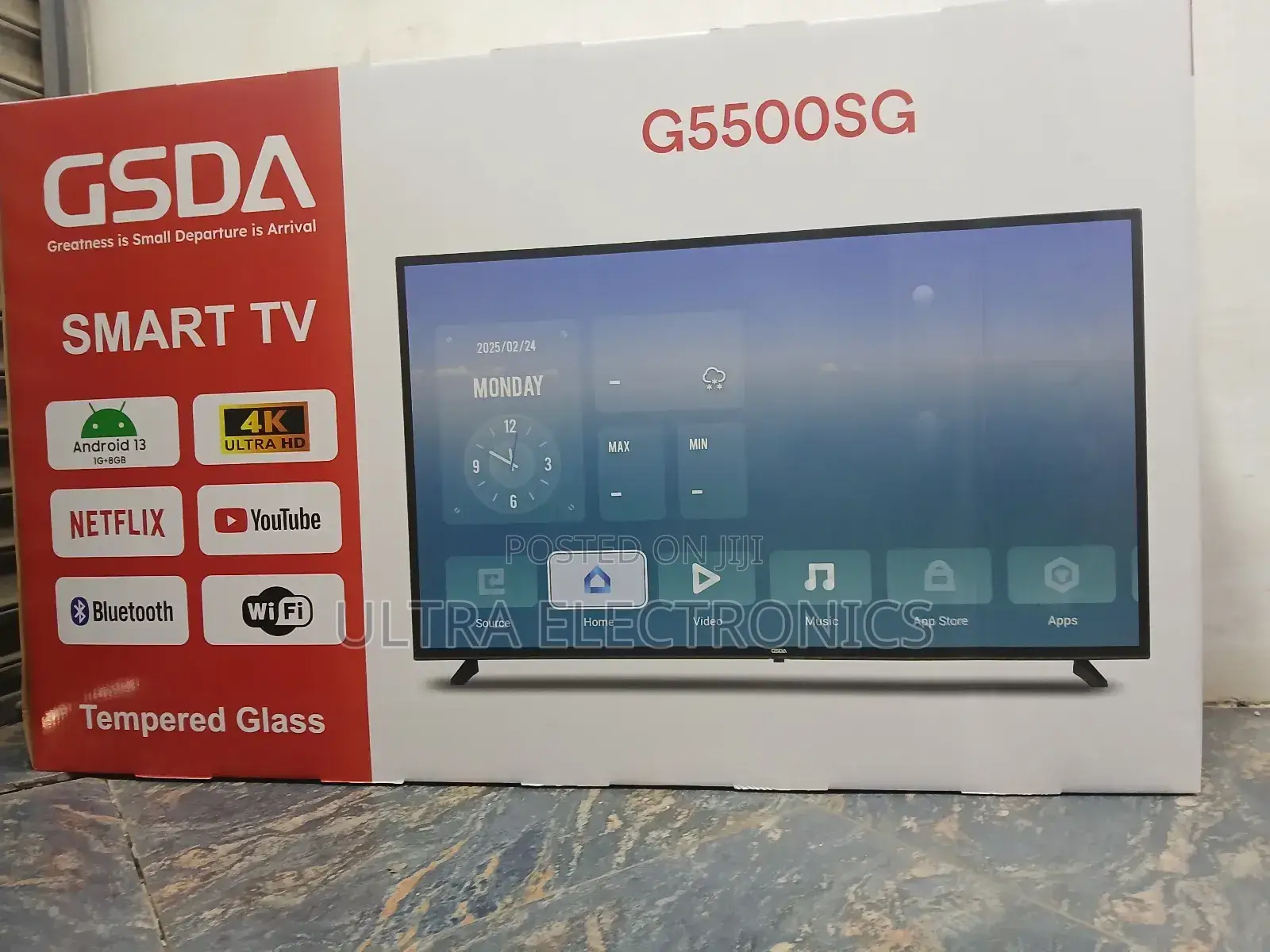 Gsda Brand G5500sg Smart Tv. Operating System: Android Ultra Hd