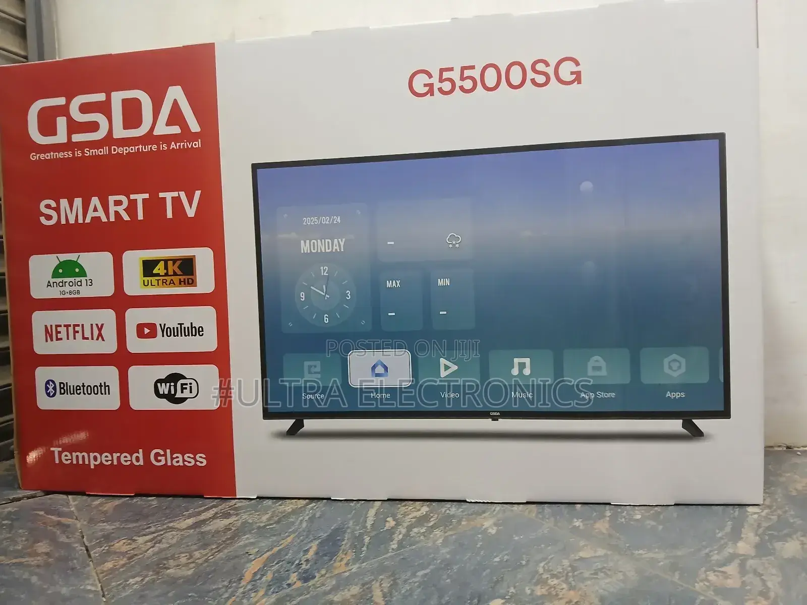 Gsda Brand G5500sg Smart Tv. Operating System: Android Ultra Hd