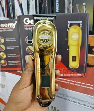 Geemy Gm-6668 Professional Hair Clipper. Design: Full Metal Housing