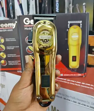 Geemy Gm-6668 Professional Hair Clipper. Design: Full Metal Housing