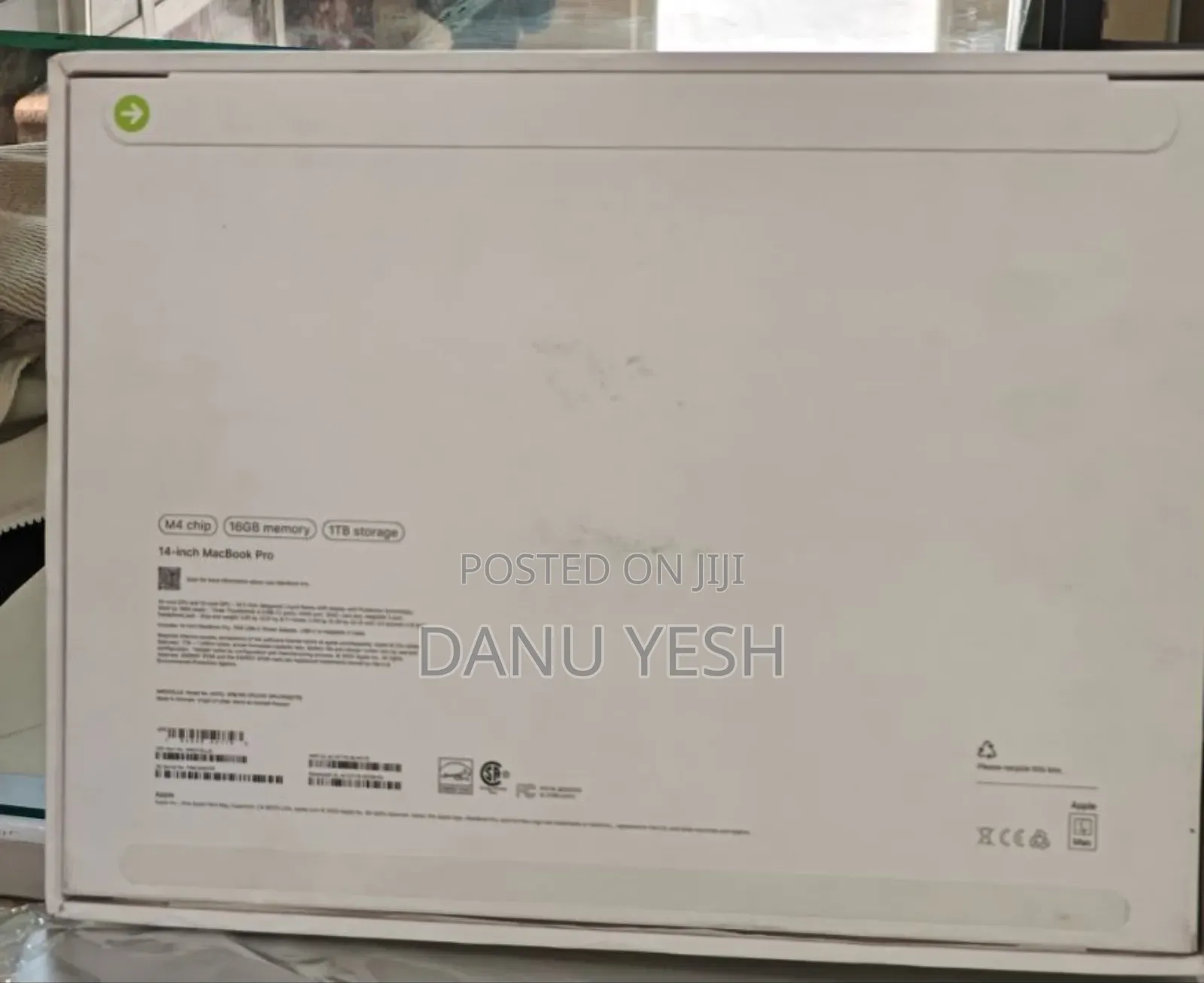 New Laptop Apple MacBook Pro 16GB Apple M4 SSD 1T
