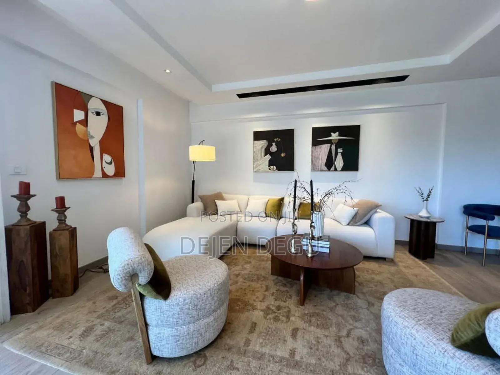 Furnished 3bdrm Apartment in Bole for rent