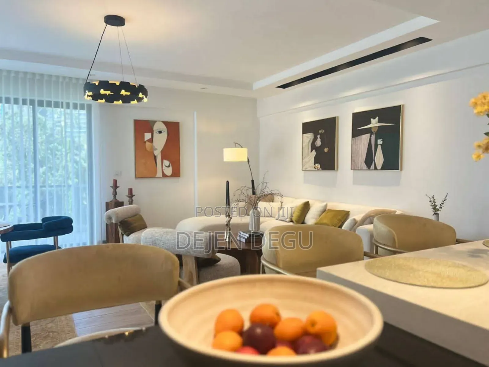 Furnished 3bdrm Apartment in Bole for rent