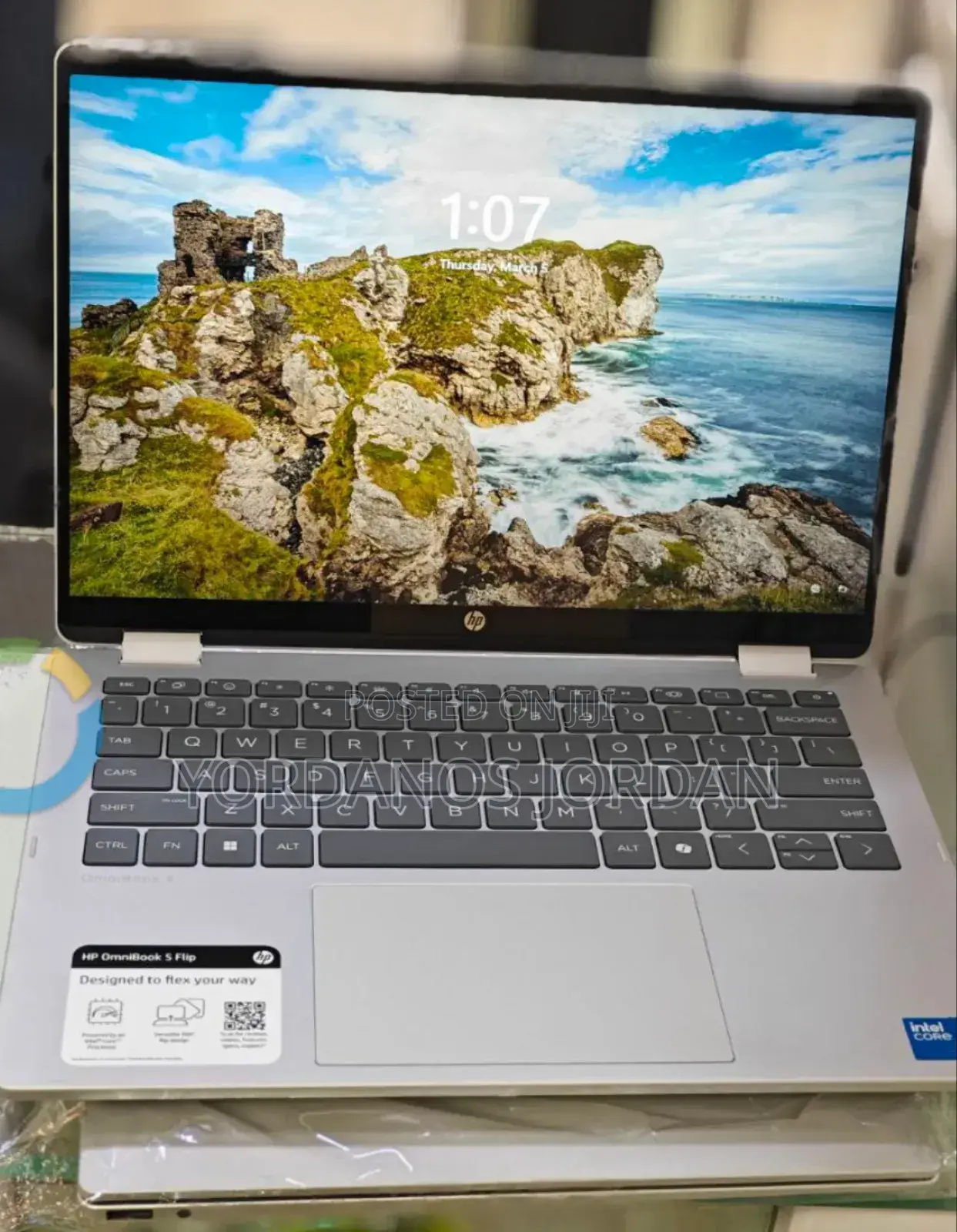 New Laptop HP OmniBook X Flip 14" 16GB Intel Core Ultra 7 SSD 1T