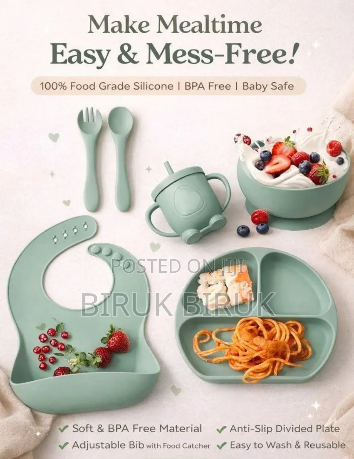 Silicone Baby Feeding Set