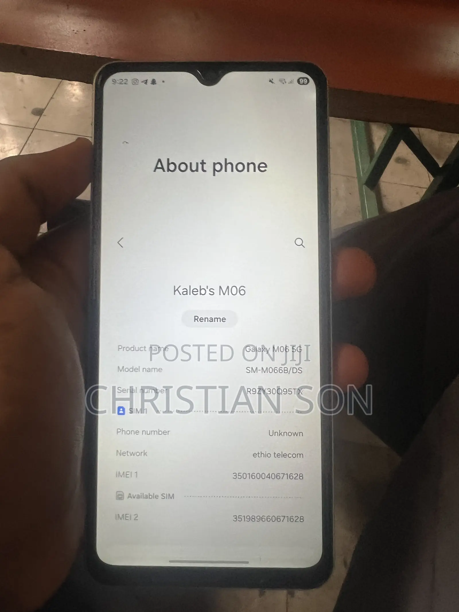 Samsung Galaxy M06 5G 128 GB White