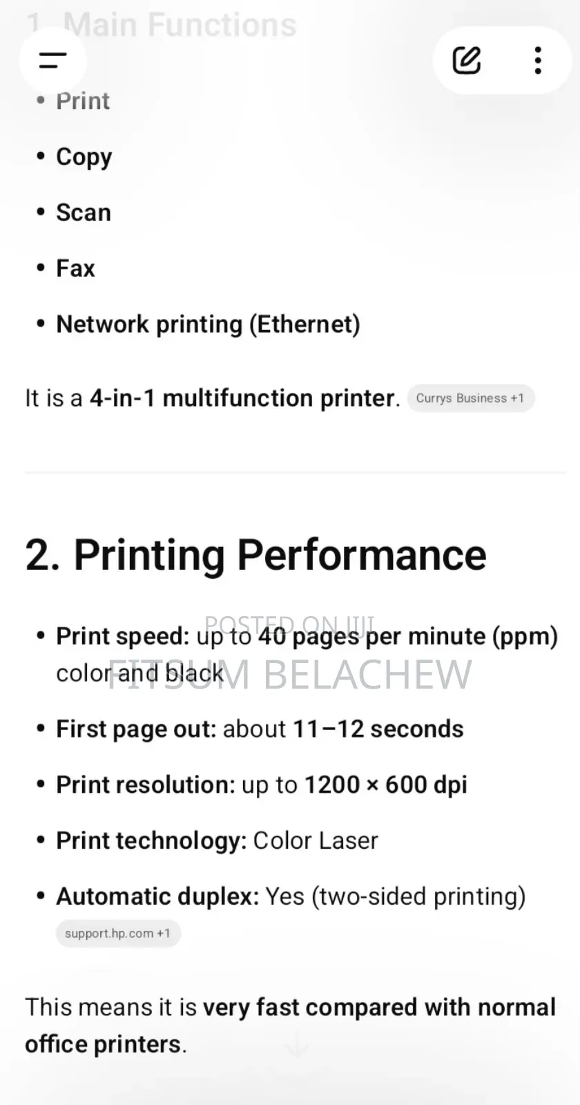 Hp Color Laser Jet Cm 6040 MFP