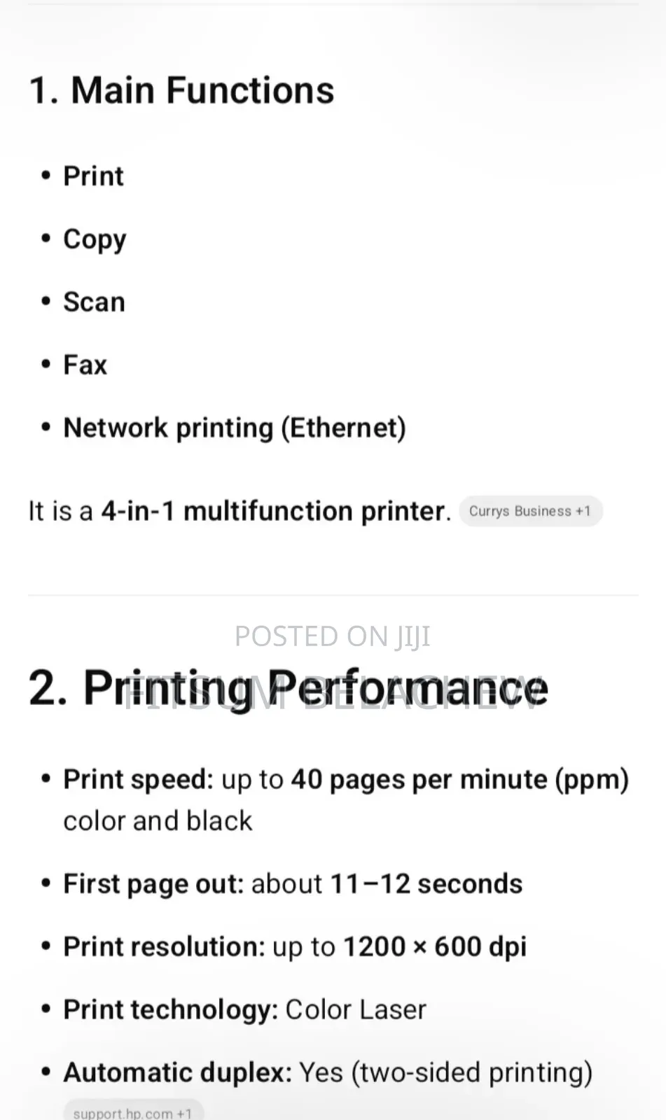 Hp Color Laser Jet Cm 6040 MFP