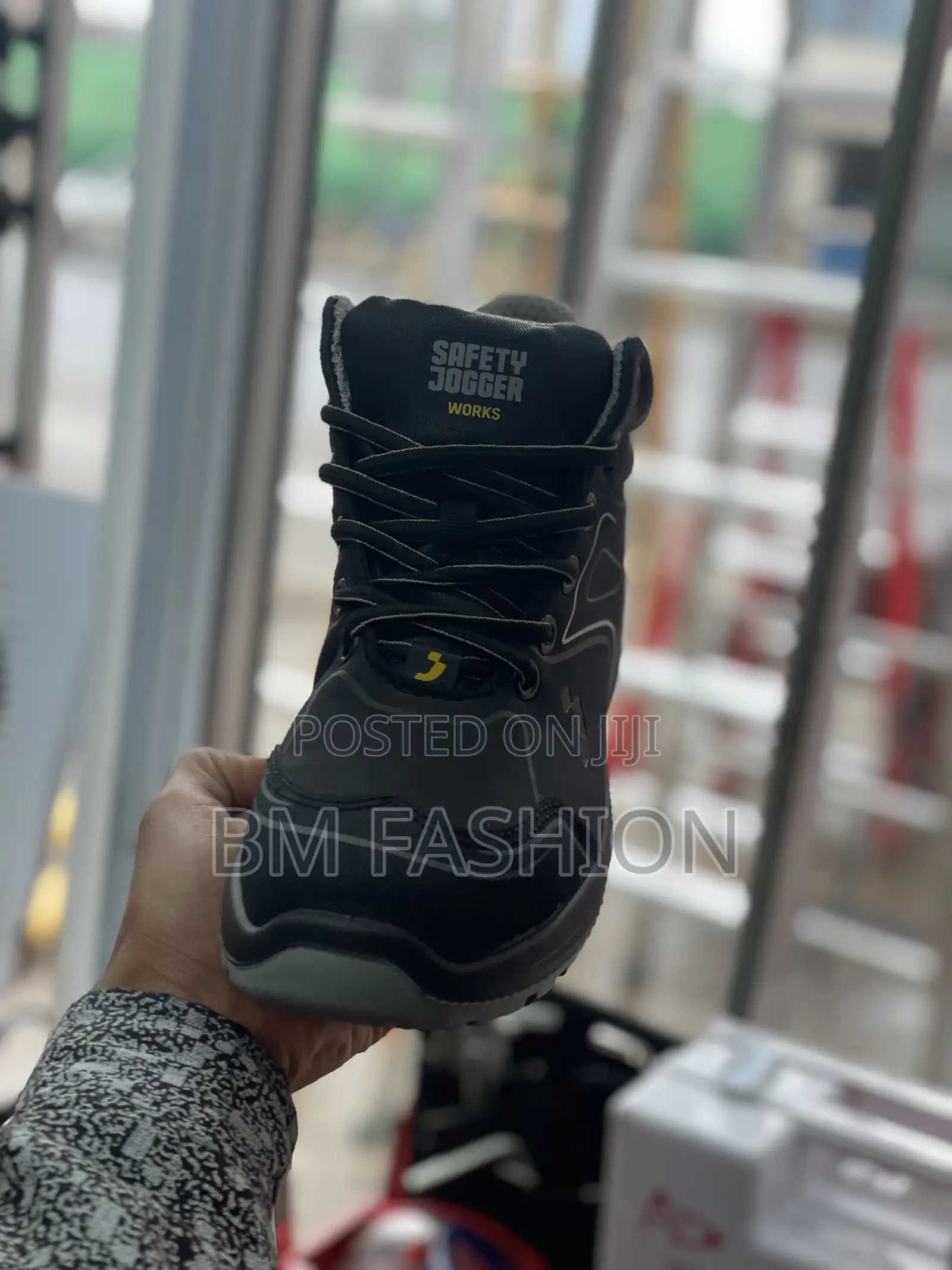 Safety Jogger Ankle Boots Black Elegant Safeties