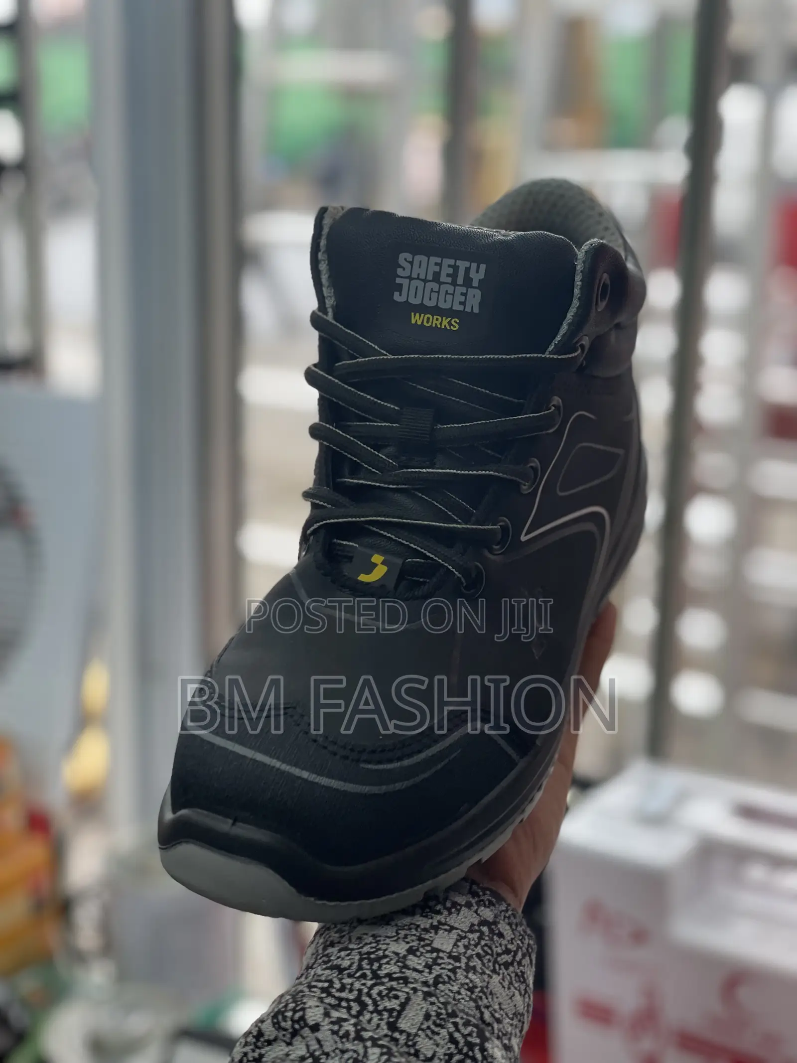 Safety Jogger Ankle Boots Black Elegant Safeties