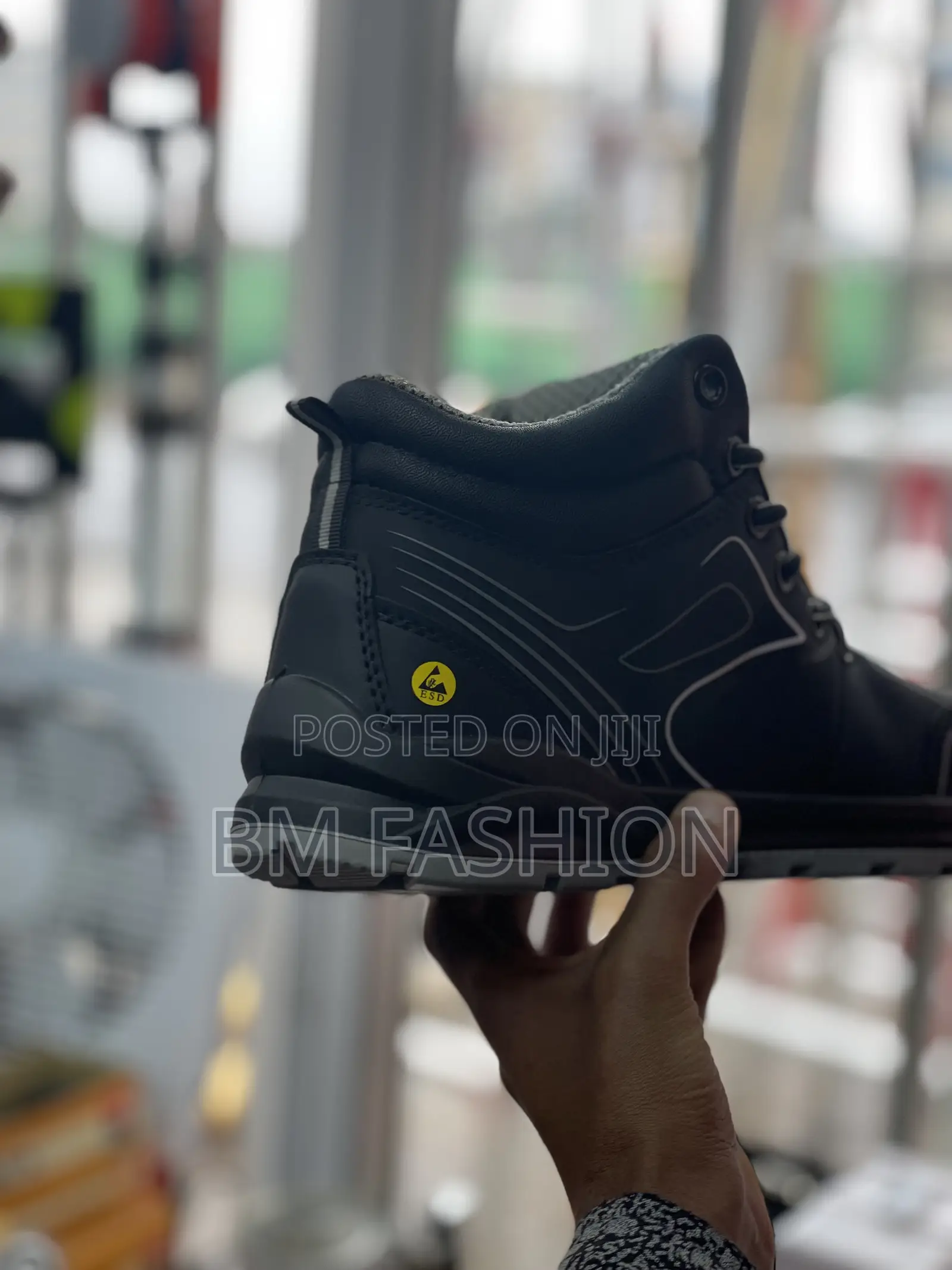 Safety Jogger Ankle Boots Black Elegant Safeties
