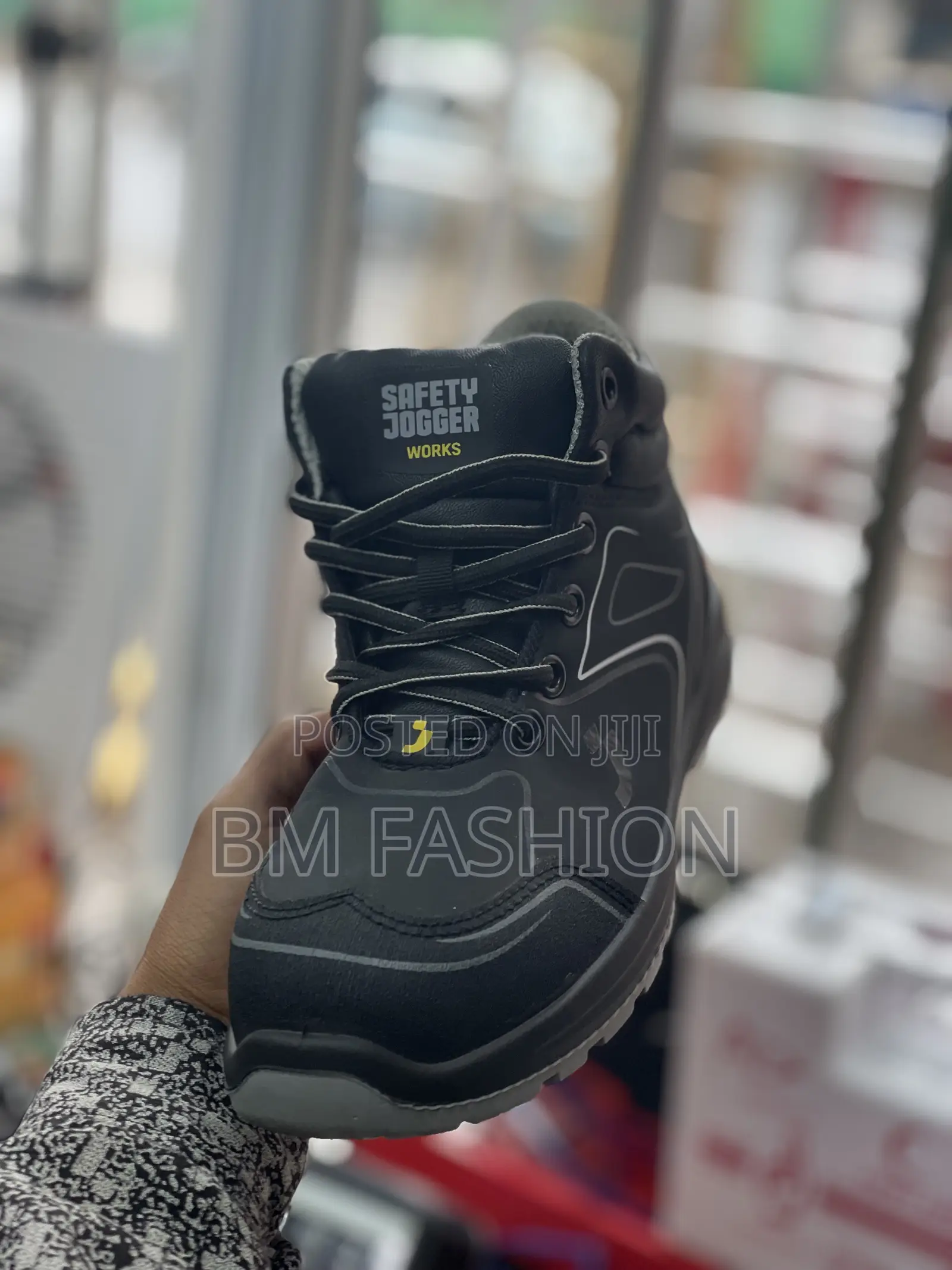 Safety Jogger Ankle Boots Black Elegant Safeties