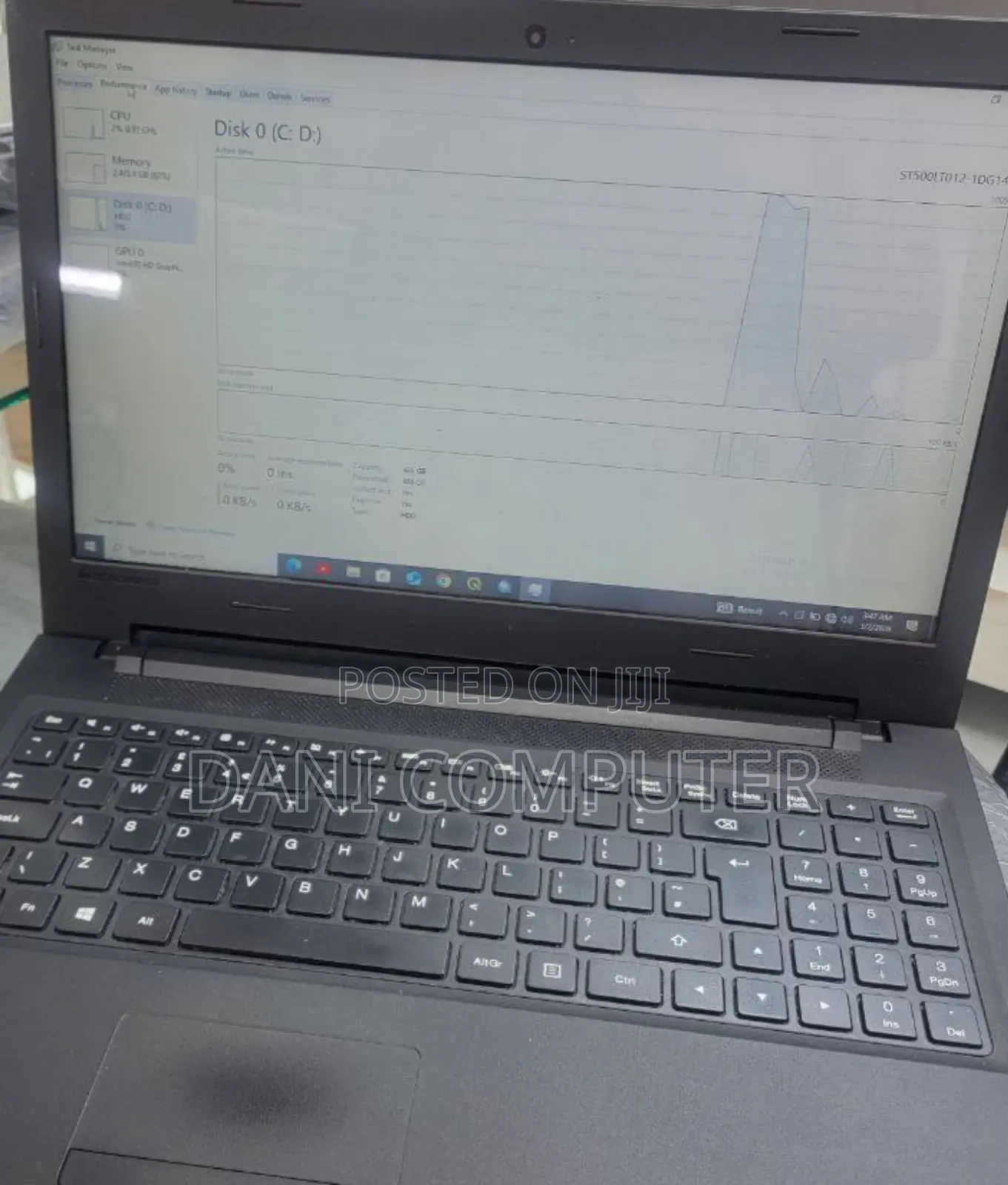 New Laptop Lenovo Ideapad 3 4GB Intel Core i3 HDD 500GB