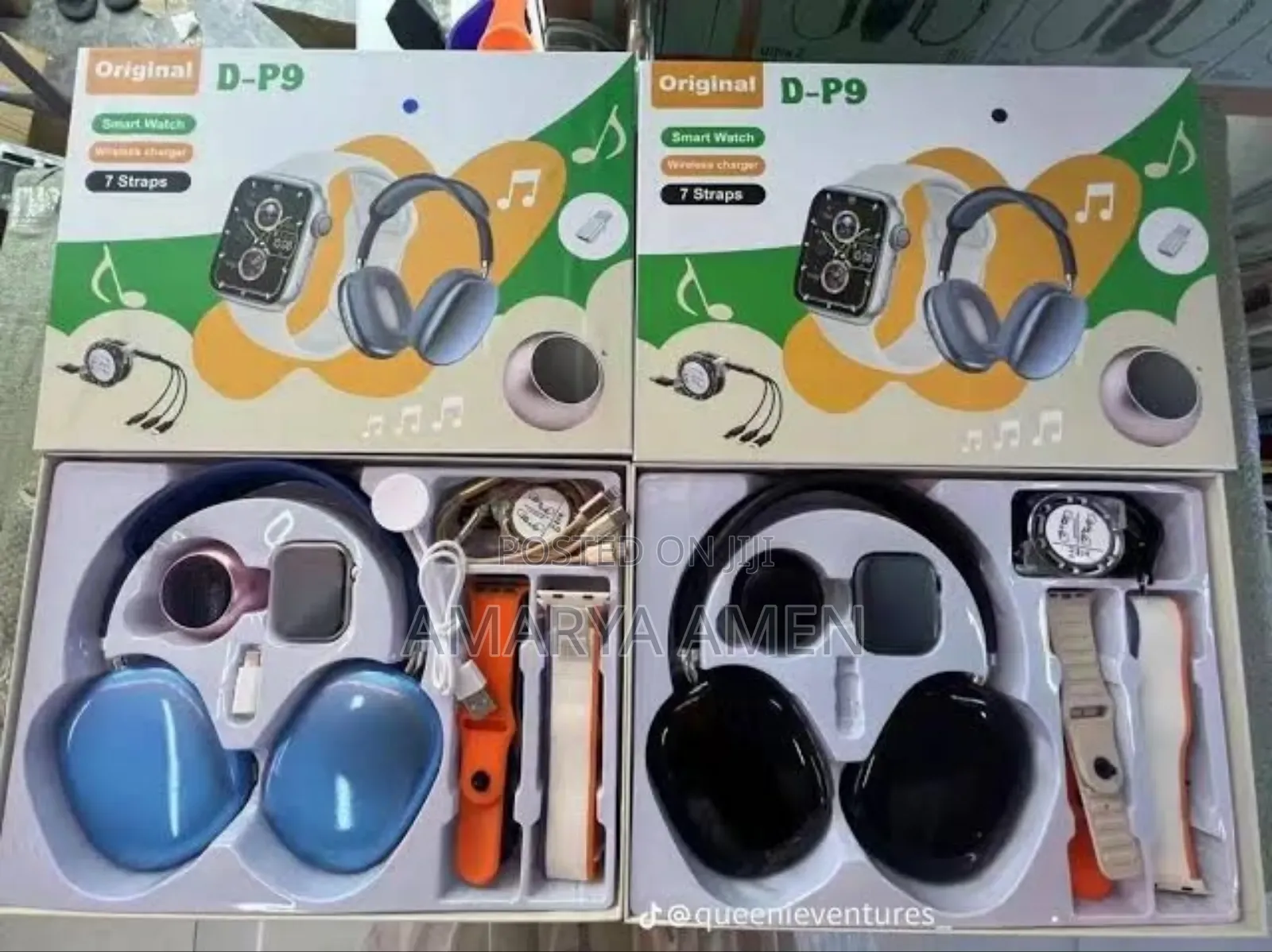 D-P9 Smart Watch 3 in 1 Super Combo