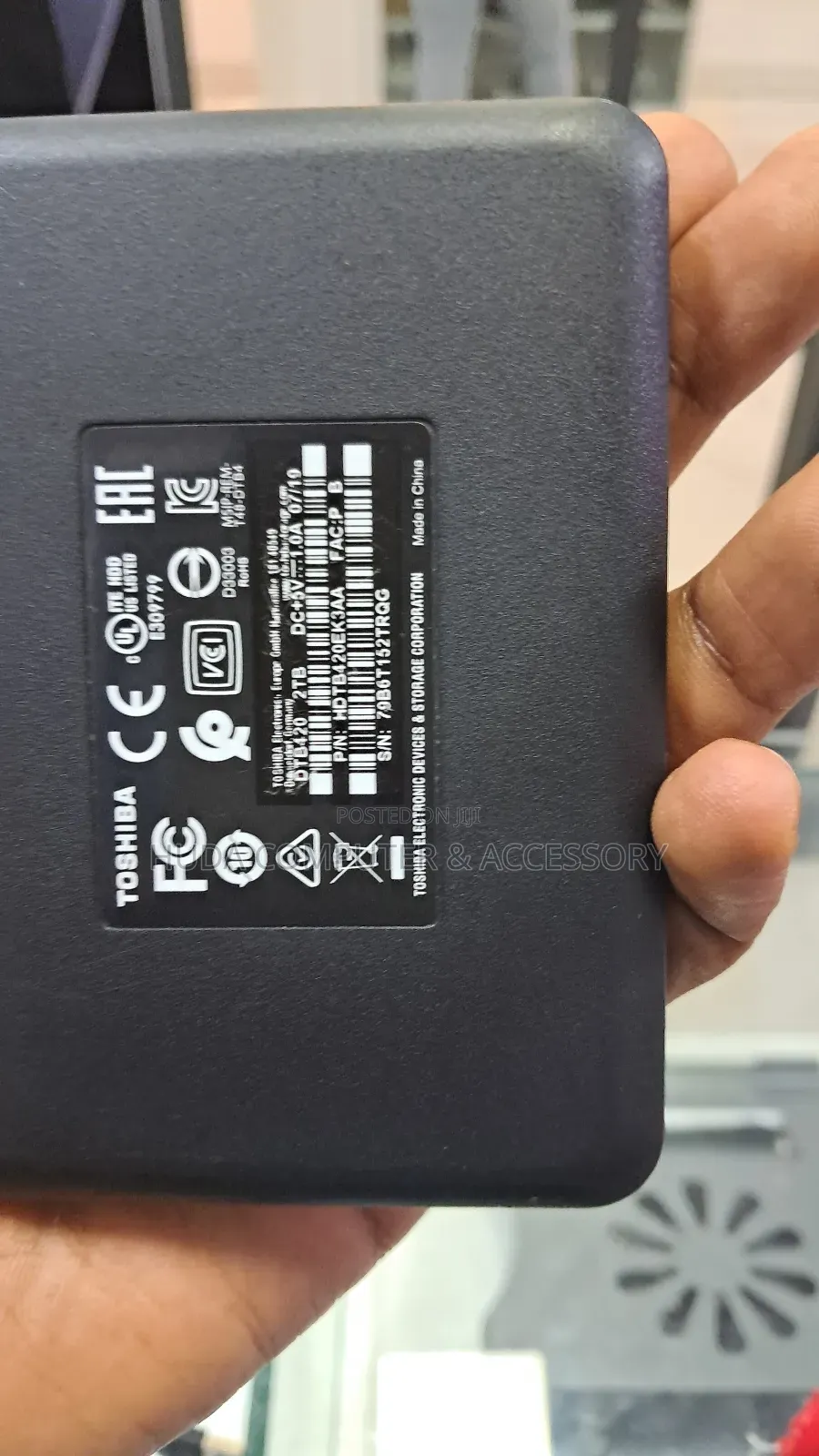 Toshiba 2tb HDD