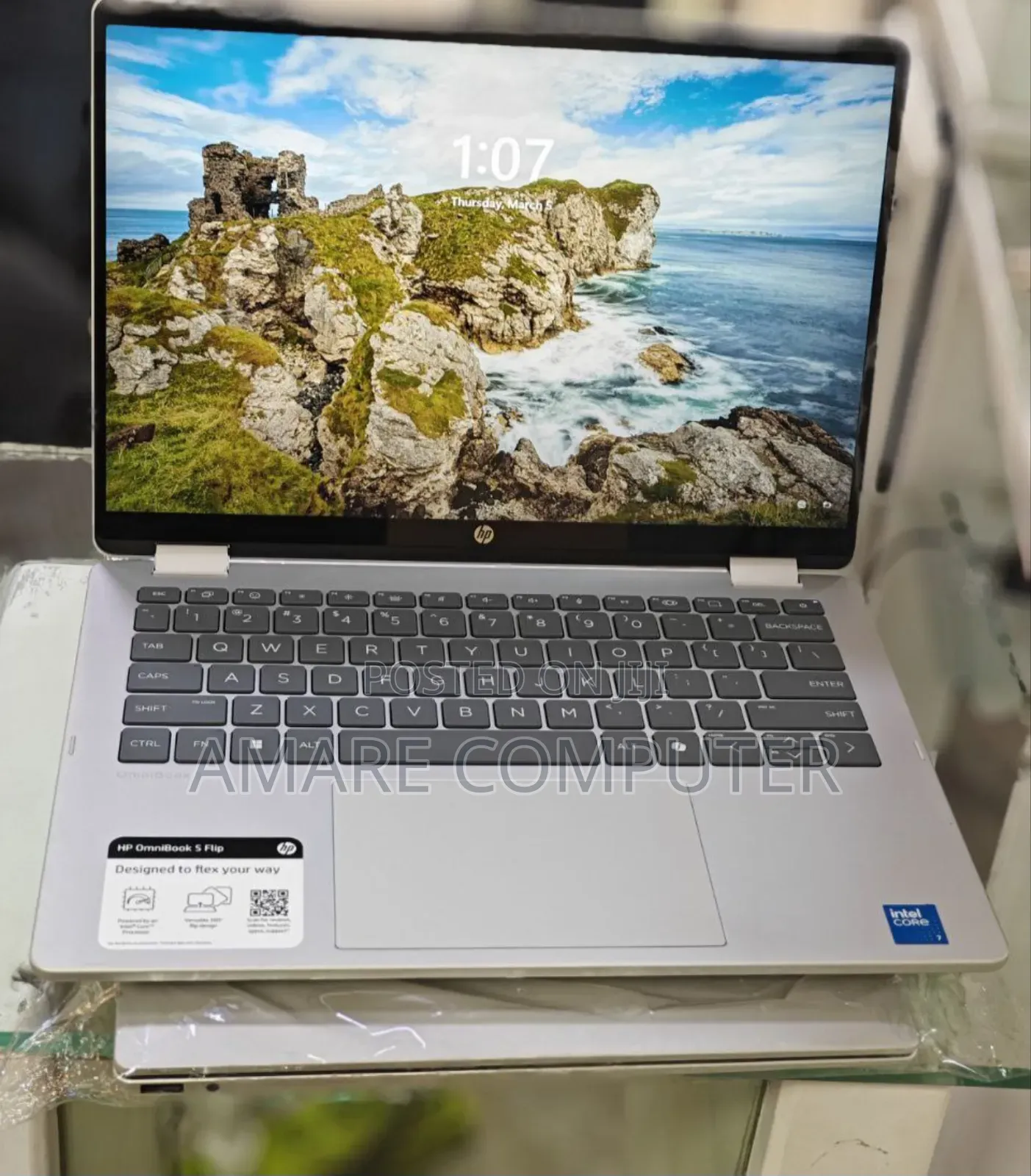 New Laptop HP OmniBook 5 Flip 16GB Intel Core 7 SSD 1T