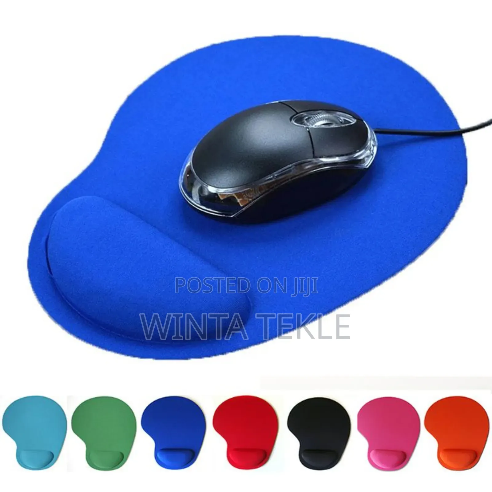 Mouse Pad With Gel Wrist Support
