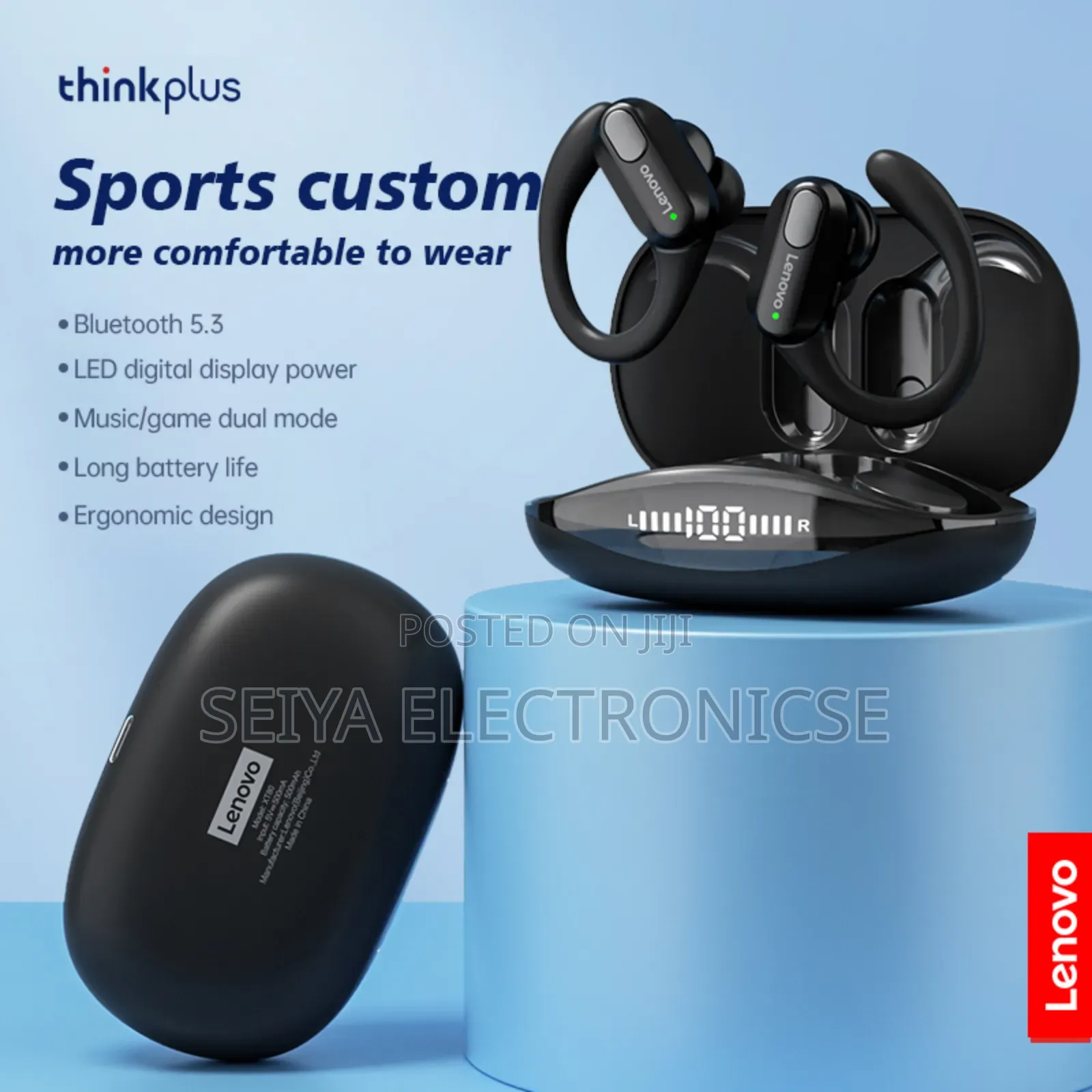 Lenovo Thinkplus Xt80 Wireless Bluetooth Earbuds