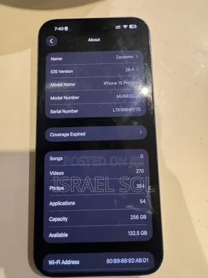 Apple iPhone 15 Pro Max 256 GB Gray