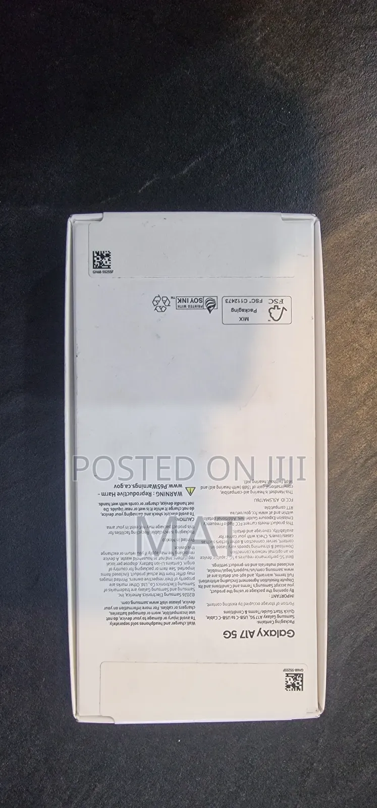 New Samsung Galaxy A17 5G 128 GB Black