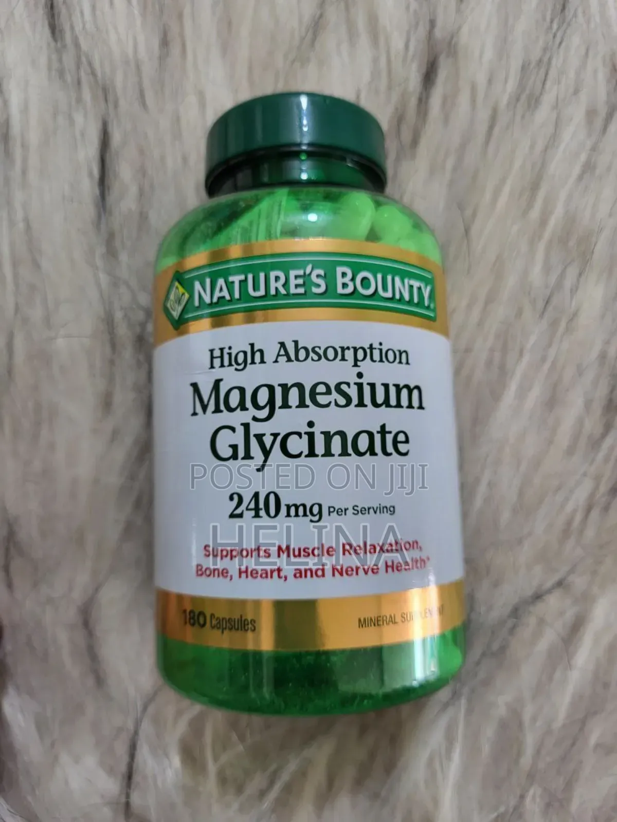 Brand in the Usa 240mg Magnesium Glycinate 180 Tablets for 3 Month