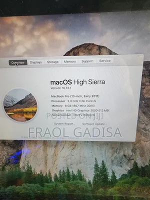 Laptop Apple MacBook 2011 8GB Intel Core i5 SSD 512GB