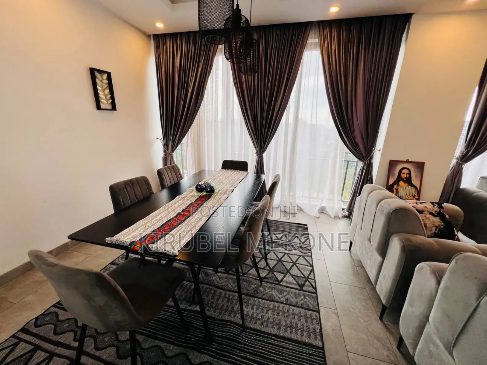 Furnished 3bdrm Apartment in Bole for rent