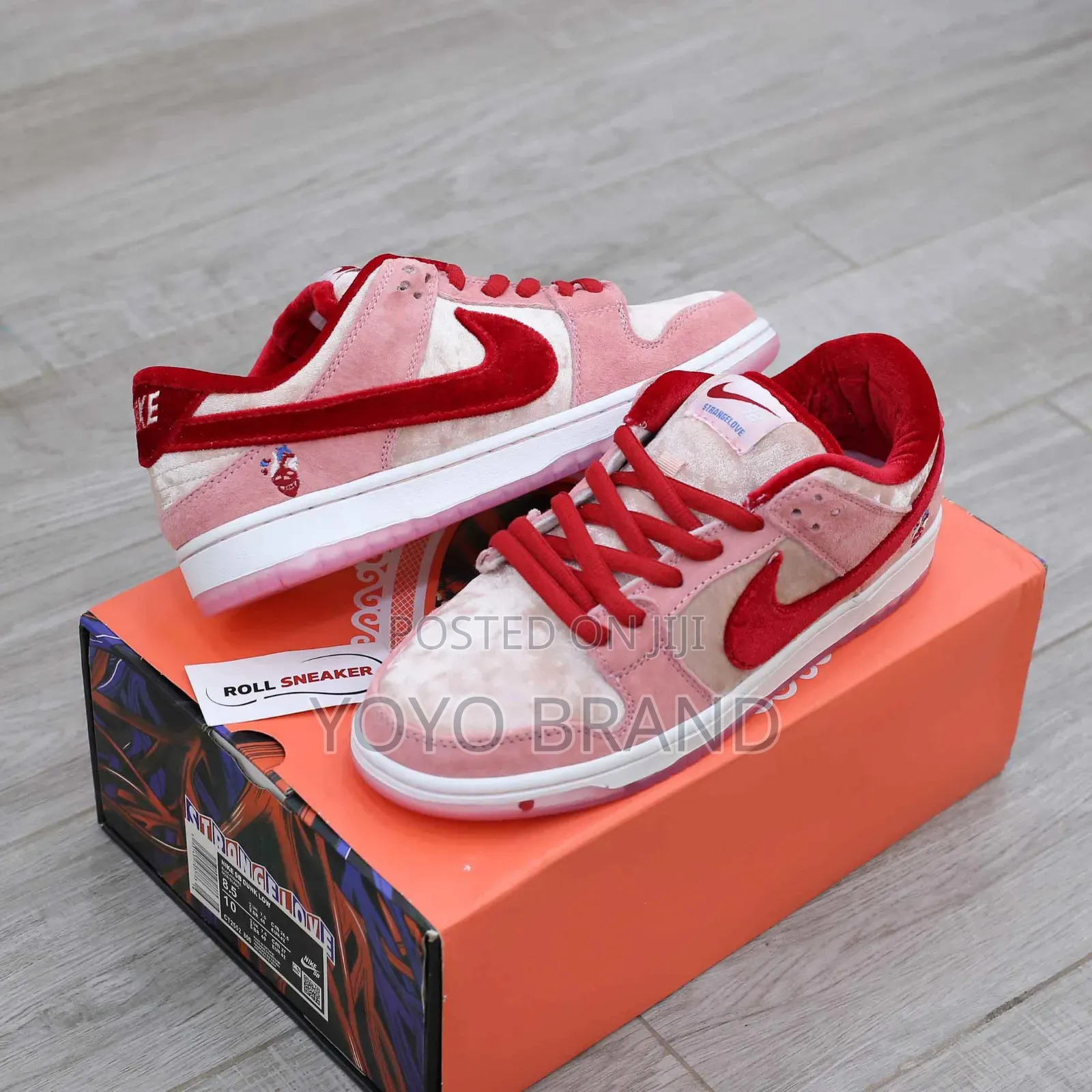 New Unisex Nike Dunk Sb Low Strange Love Sketboard Pink Fashion Shoes