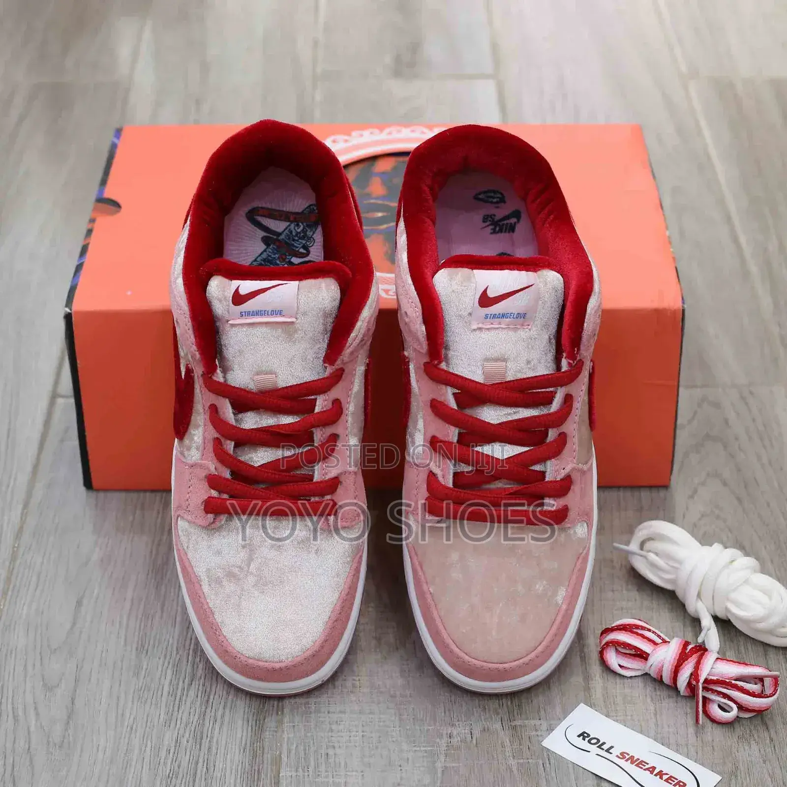 New Unisex Nike Dunk Sb Low Strange Love Sketboard Pink Fashion Shoes