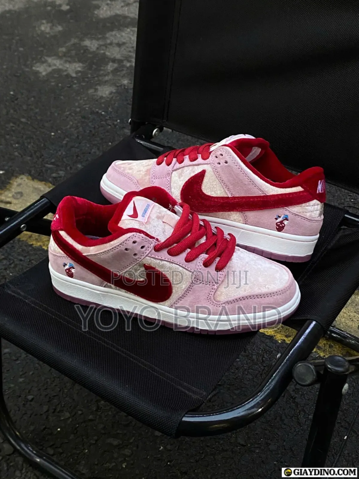 New Unisex Nike Dunk Sb Low Strange Love Sketboard Pink Fashion Shoes