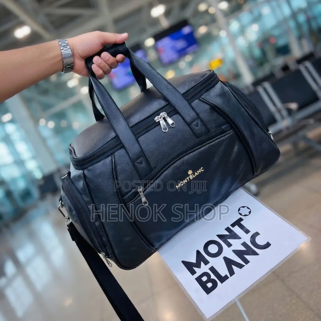 Mont Blanc Travel Gym Bag – 19"X11" – Adjustable Strap