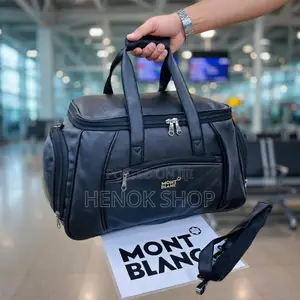 Mont Blanc Travel Gym Bag – 19"X11" – Adjustable Strap