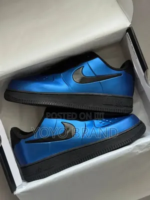 New Arrival Nike Air Force 1 Low Foamposite Blue /Black Unisex Shoes