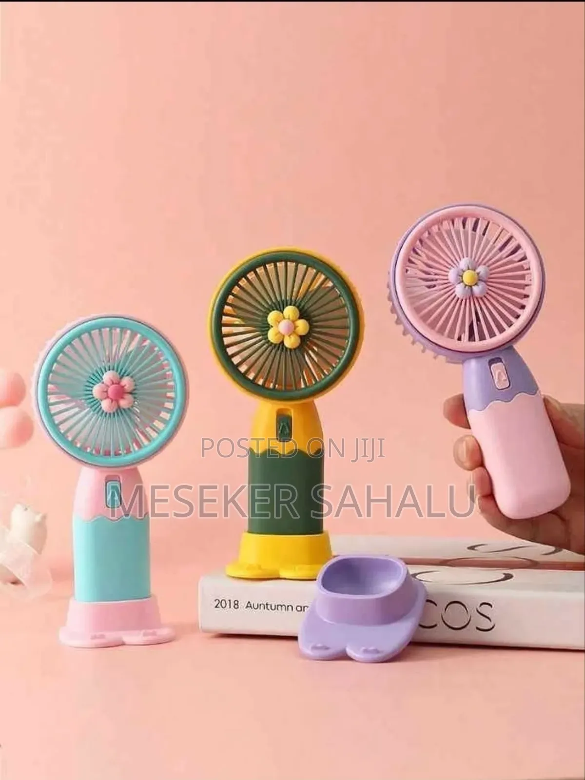 Mini Fan With Phone Holder